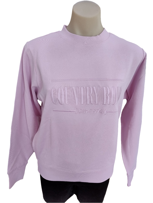 Country Road Heritage Womens Sweatshirt - Rose