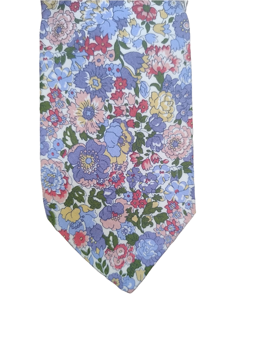 Liberty Woodblock Floral Long Tie