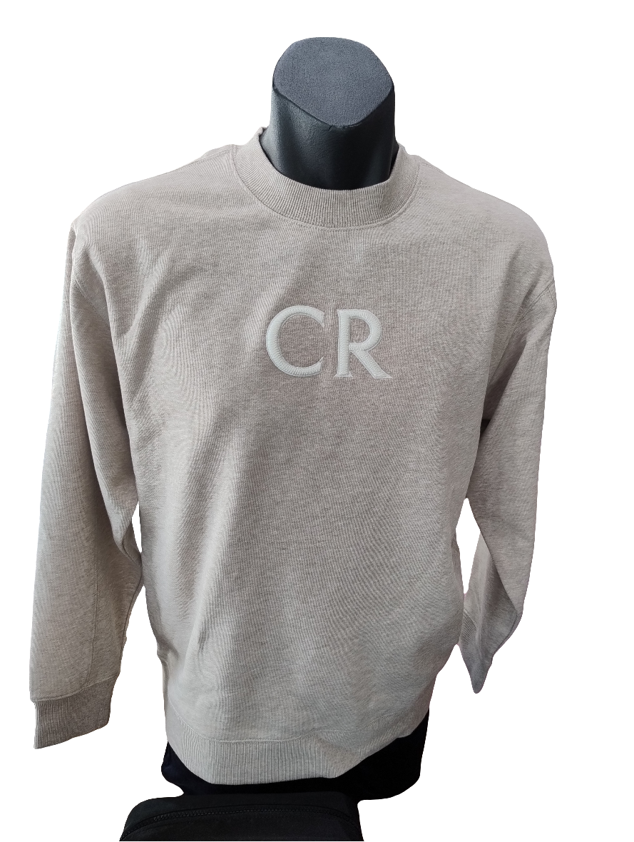 Country Road CR Logo Womens Sweatshirt - Sandshell Marle