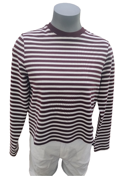 Country Road Long Sleeve Slim fit T-Shirt Bordeaux