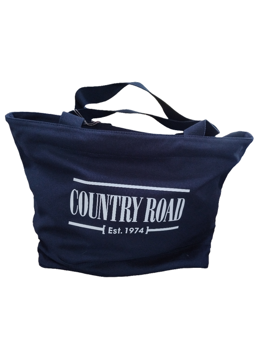 Country Road Heritage Shopper Bag-Navy