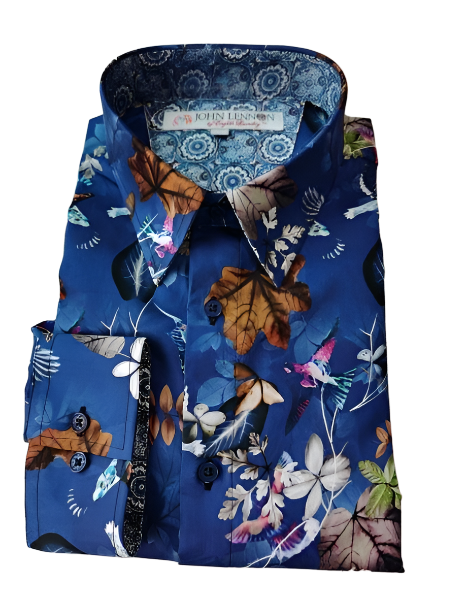 John Lennon Autumn Print Long Sleeve Shirt