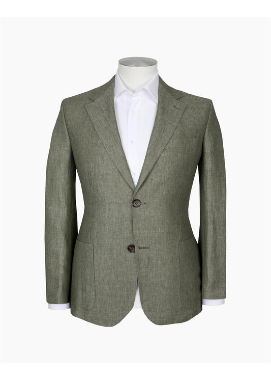 Rembrandt Malta Sage Green Linen Blazer