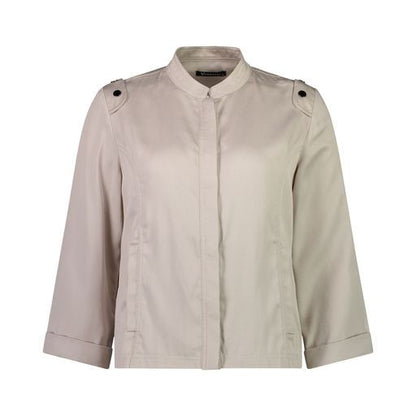 Vassalli  Button Up Jacket with Back Pleat