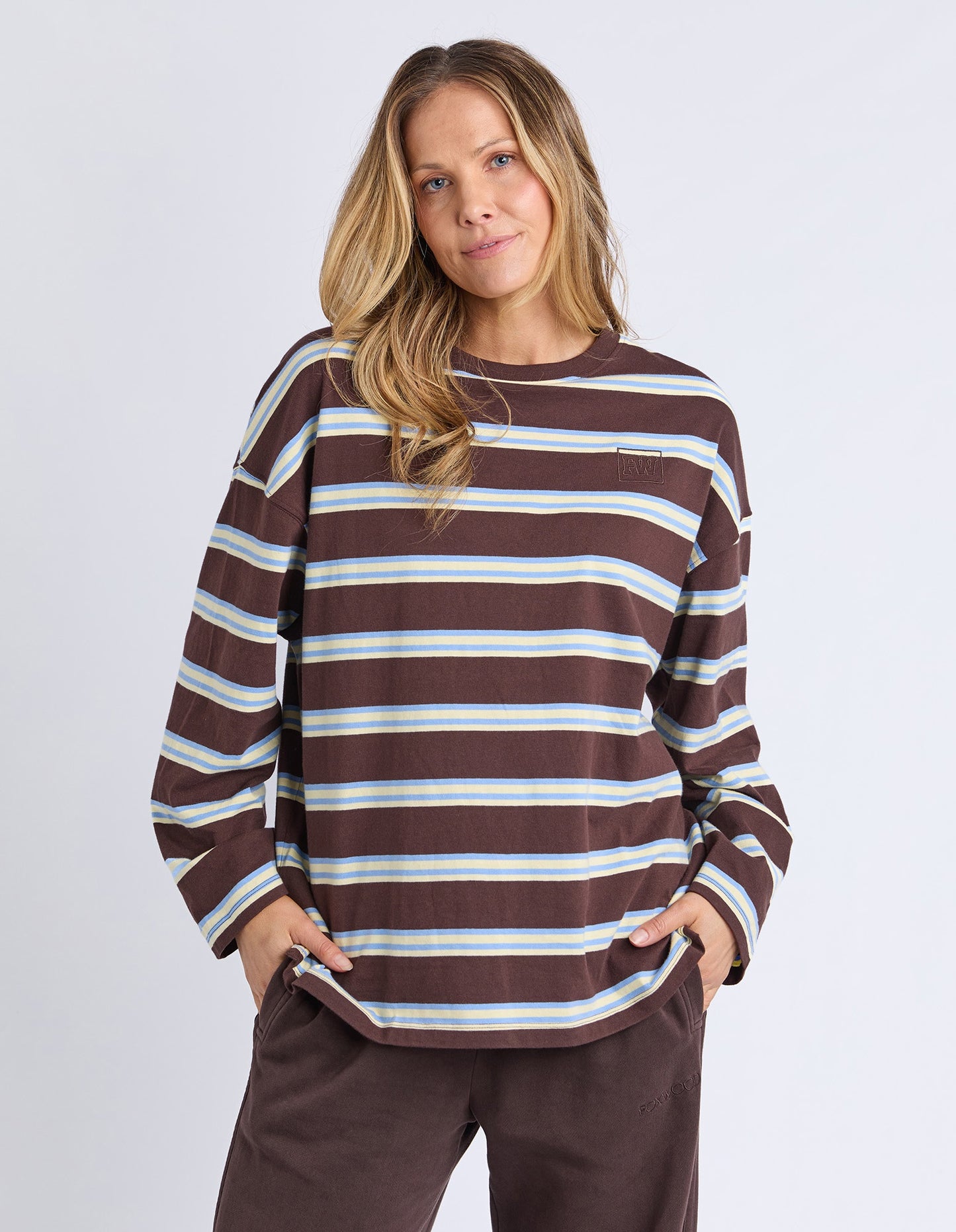 Foxwood Harper Stripe L/S Tee
