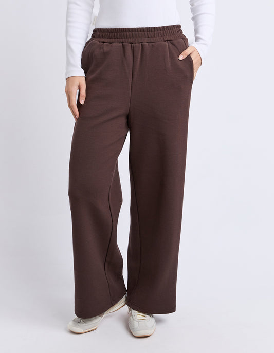 Foxwood Harper Track Pant - Coffee Bean
