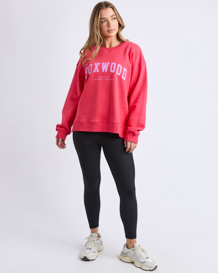 Foxwood Interval Crew - Raspberry/Neon Lilac