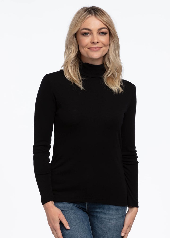 Bay Road Merino Polo Neck Top