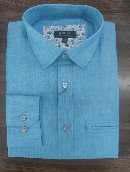 Berlin Irish Linen Long Sleeve Shirt