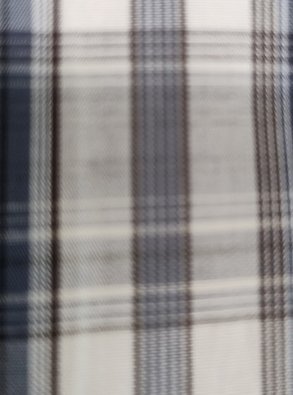 Lichfield Summer Weight Kimono - Charcoal Stripe