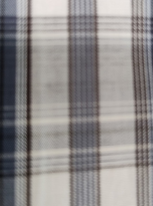 Lichfield Summer Weight Kimono - Charcoal Stripe