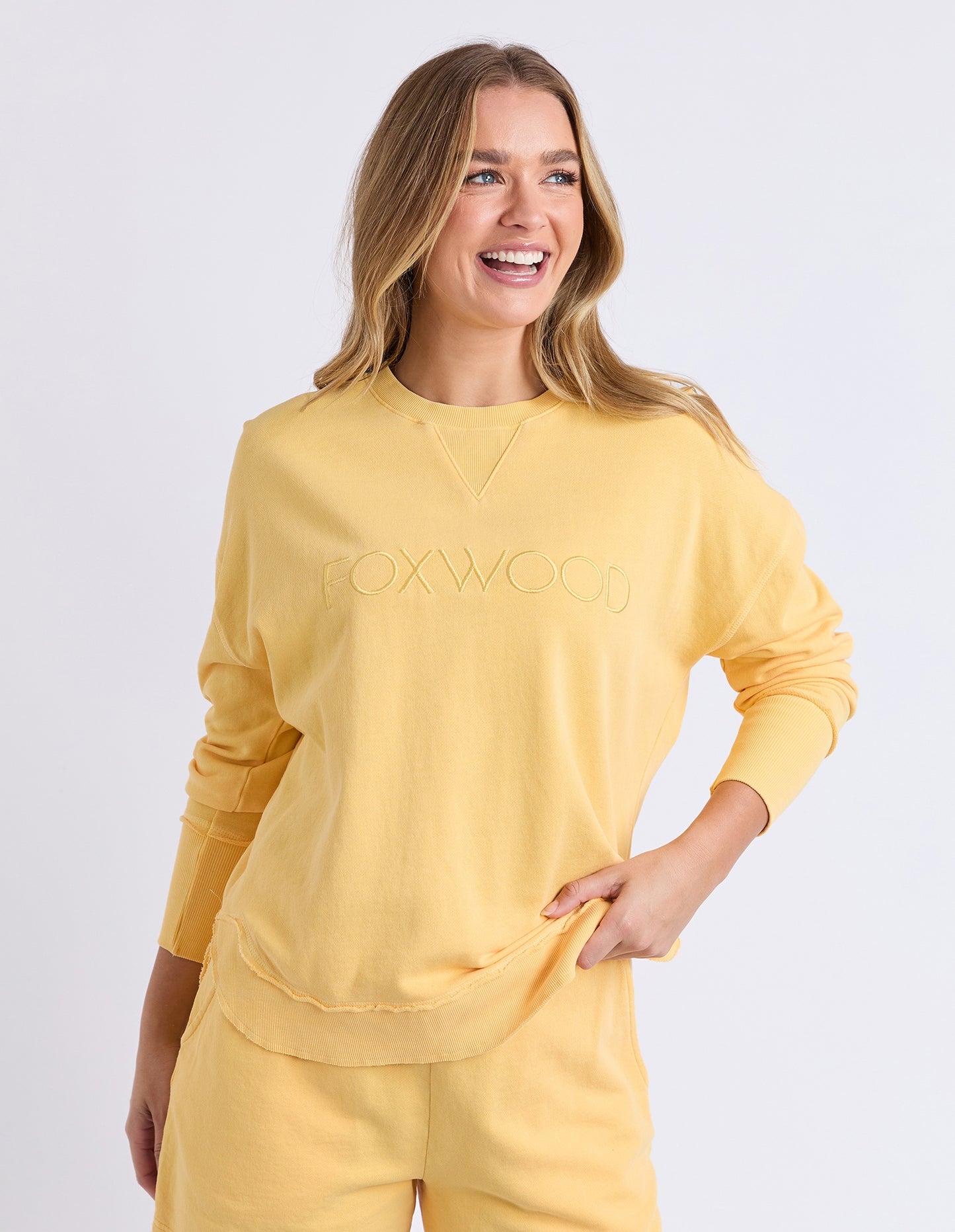 Foxwood Simplified Crew-Yellow