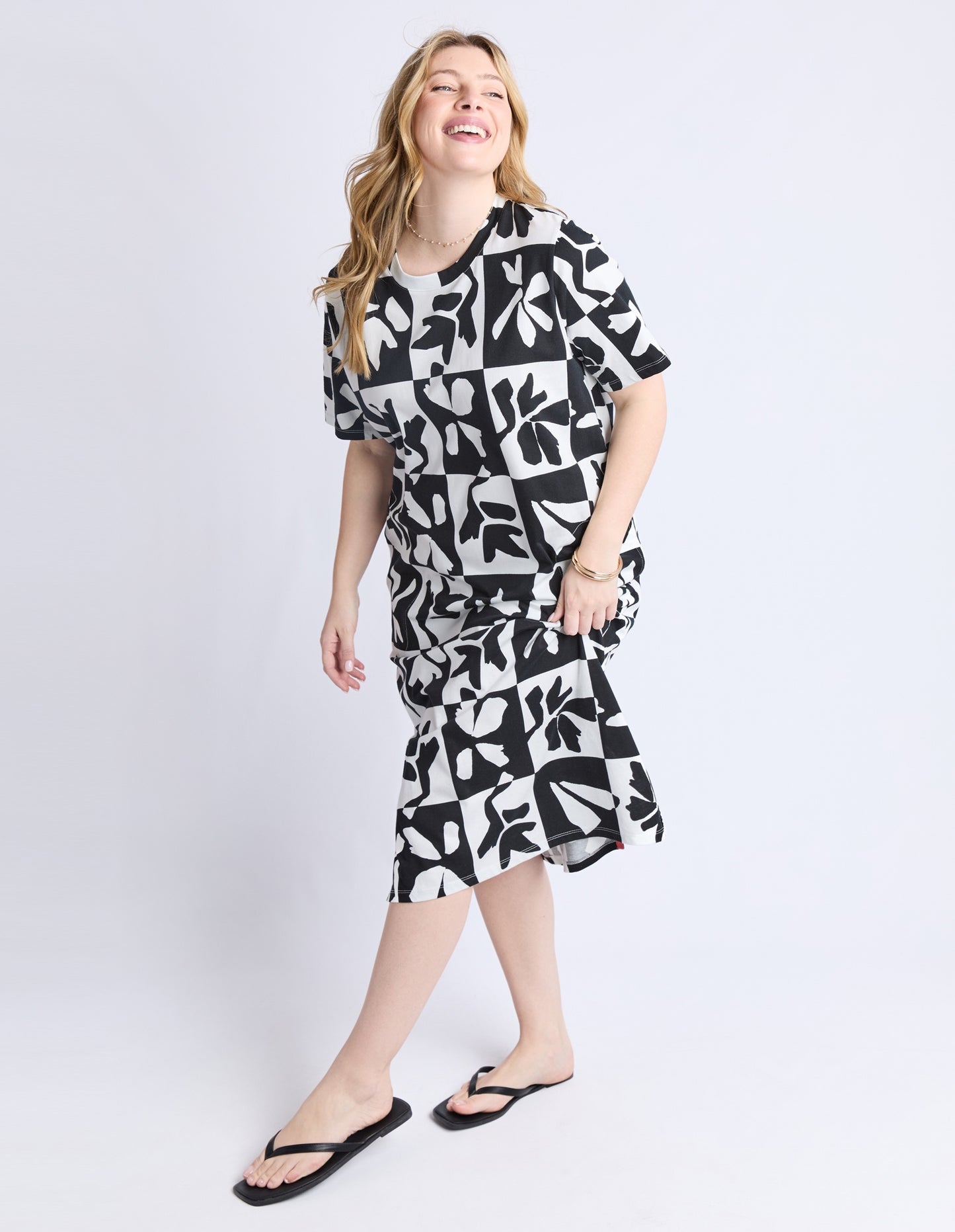 Elm Splice Dress - Black