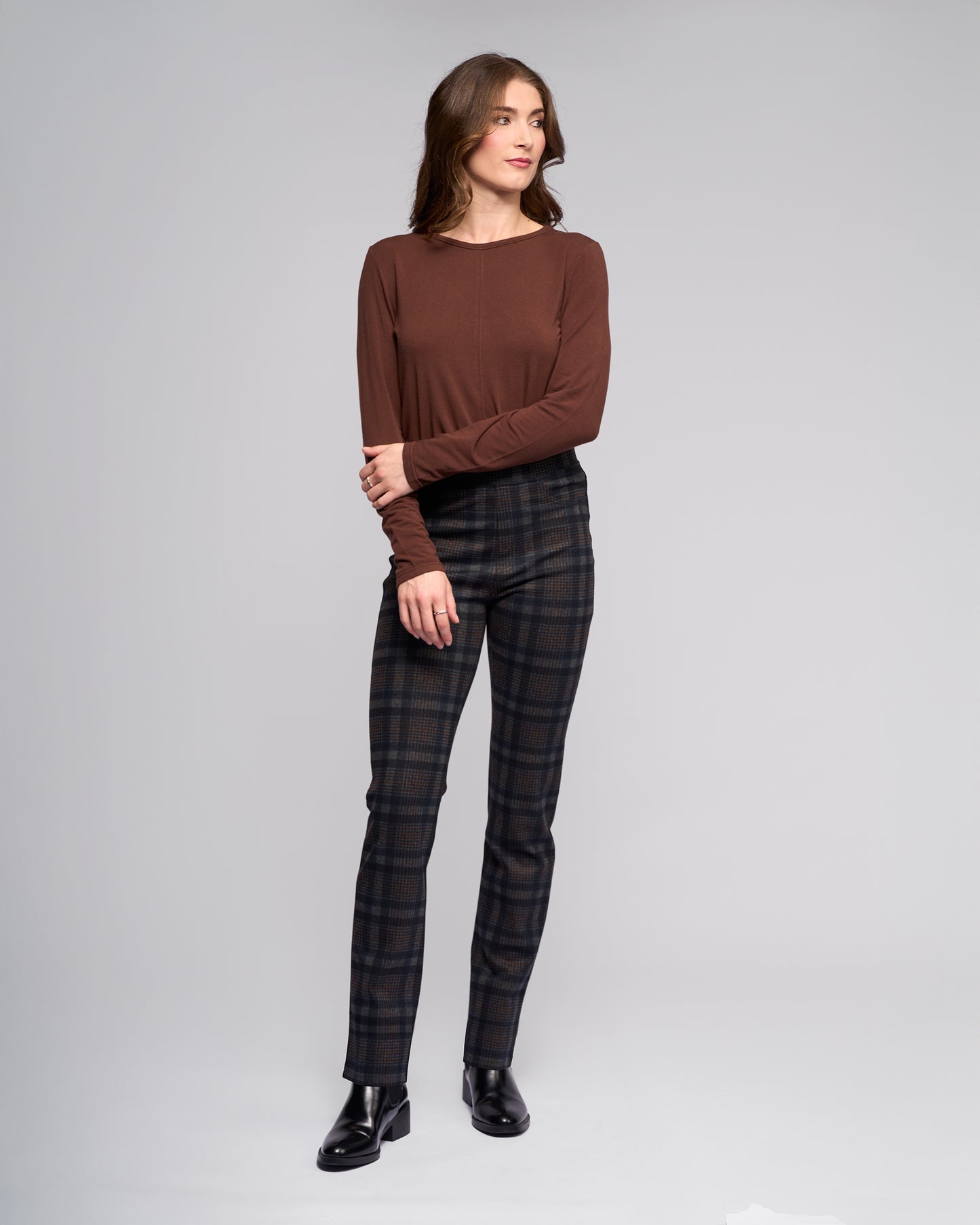 Vassalli Bay Slim Full Leg Ponti Pull On - Nomad