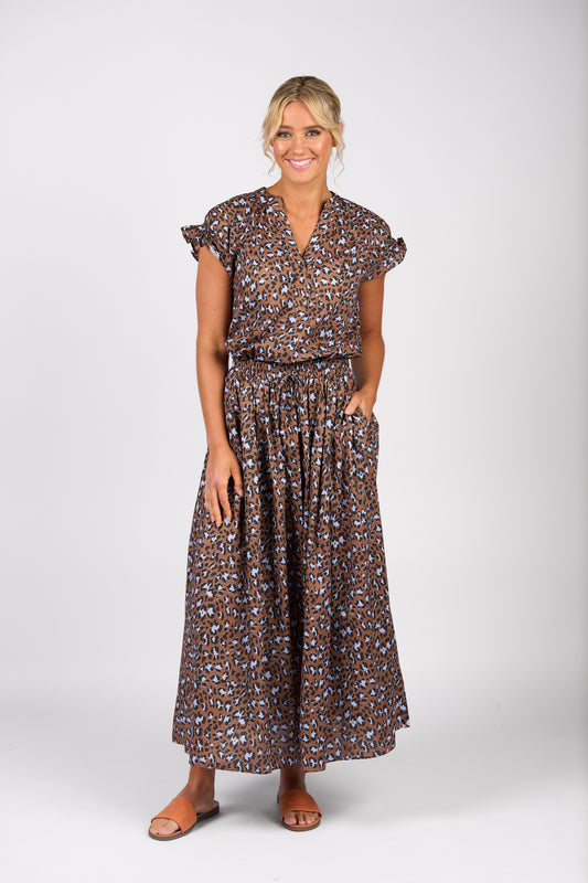 Vassalli Elastic Waist Maxi Skirt Nala