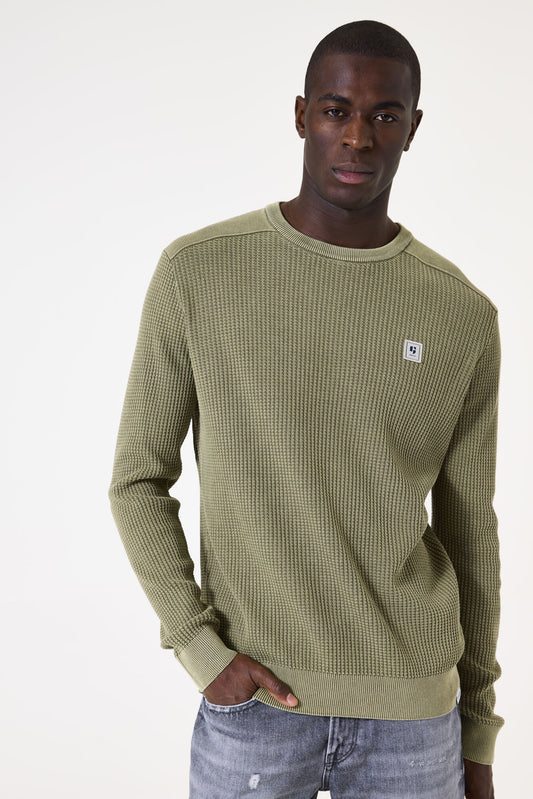 Garcia Mens Pullover - Green