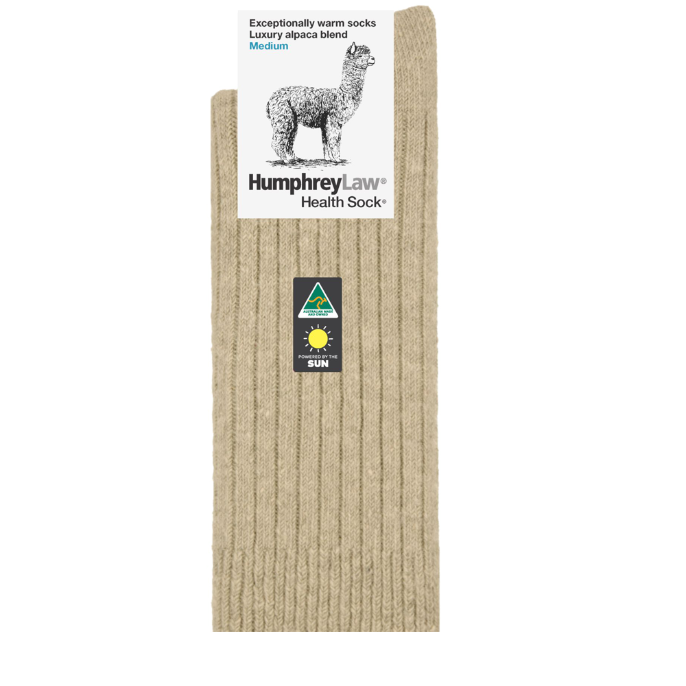 Humphrey Law Mens and Ladies Alpaca Health Sock