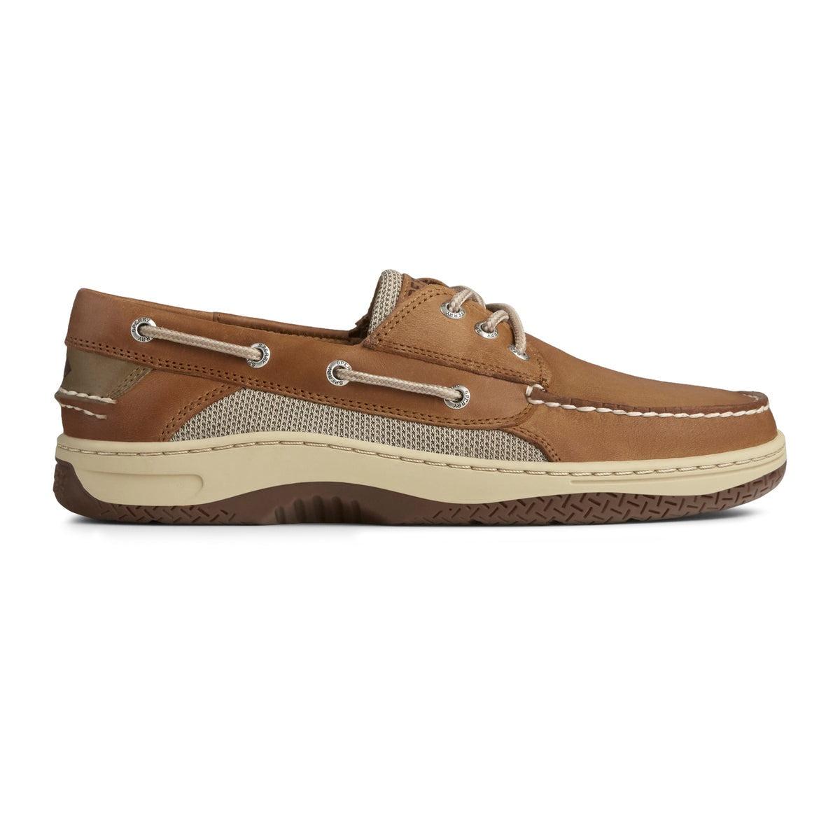 Sperry Billfish 3-Eye Leather Wide - Dark Tan