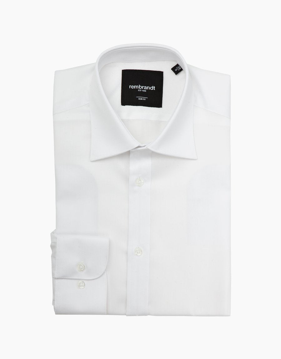 Rembrandt London White Slim LS Shirt