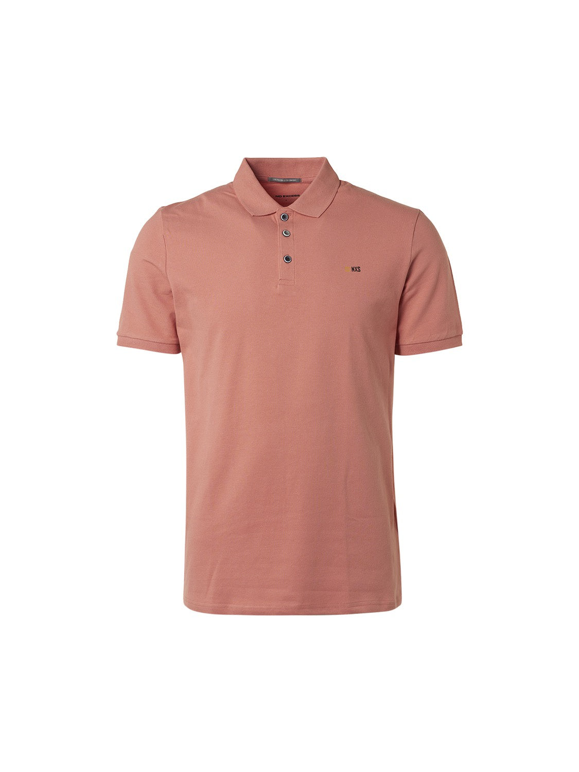 No Excess Solid Colour Polo - Coral