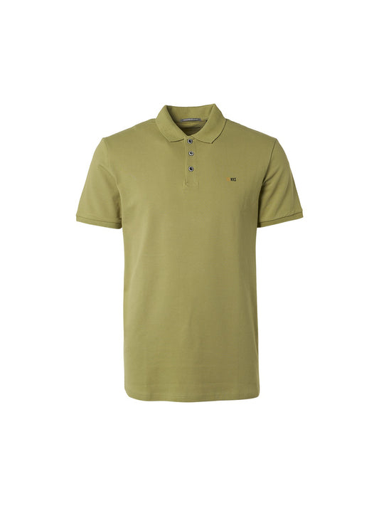 No Excess Solid Colour Polo - Dusty Green