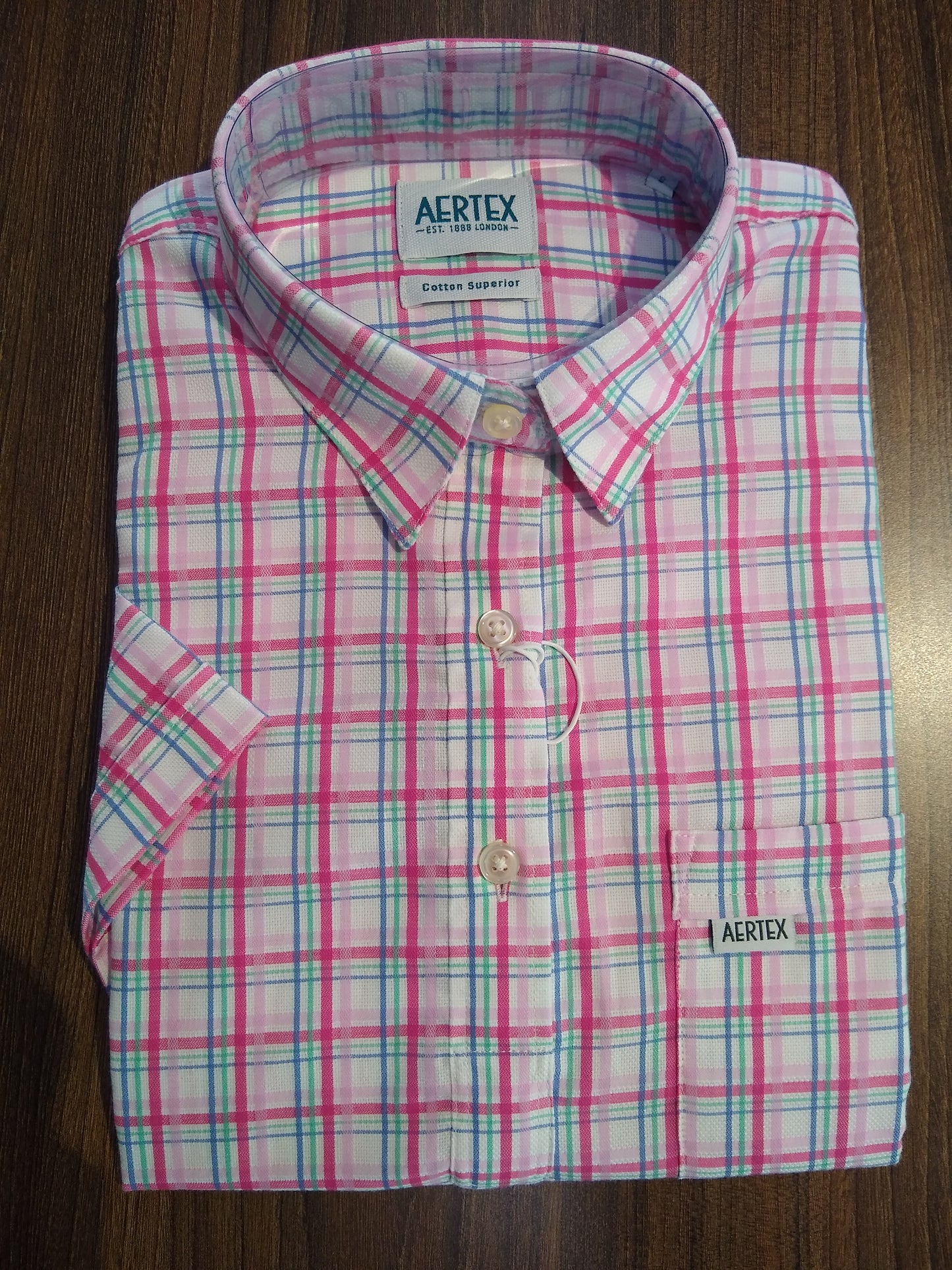 Aertex Wells Short Sleeve Shirt FYK111