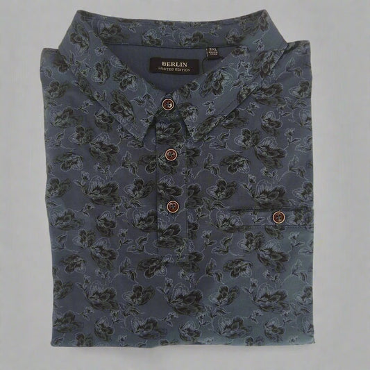 Berlin Floral Short Sleeve Polo