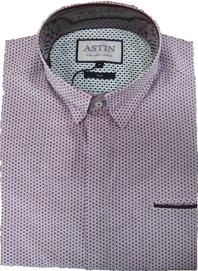 Astin Smith Dot Print LS Shirt