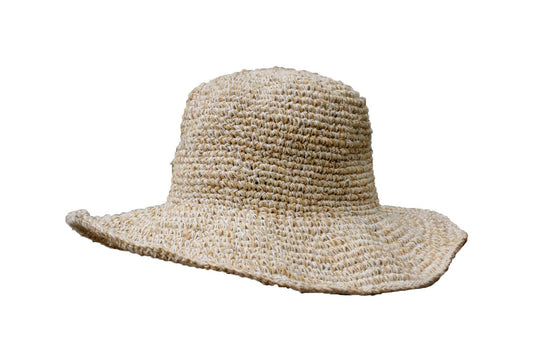Sababa Crochet White Garden Lady Hat