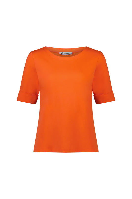 Vassalli Tangelo Boat Neck T-Shirt