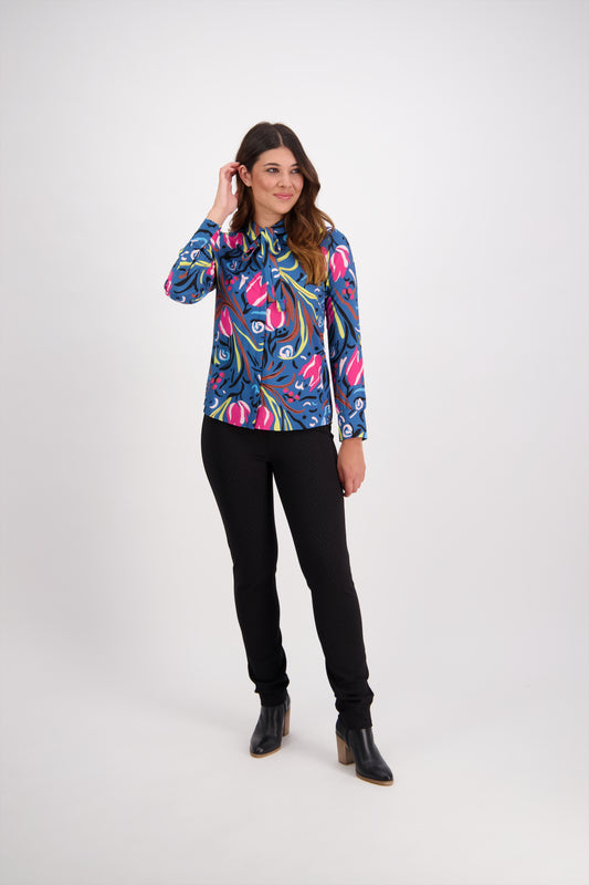 Vassalli Ladies Long Sleeve Shirt 4308A