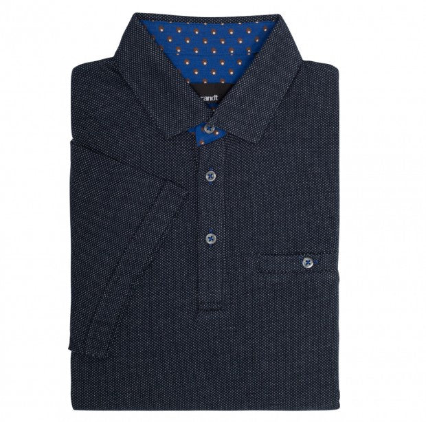 Rembrandt Portofino Short Sleeve Polo - Navy