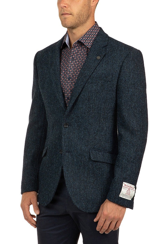 Cambridge Harris Blue Tweed Jacket