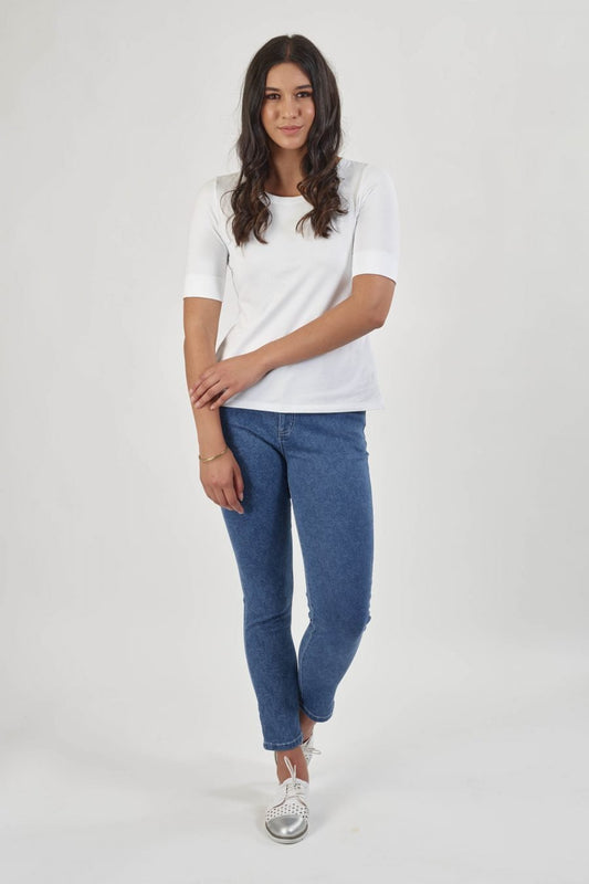 Vassalli Denim Skinny Ankle Grazer Jean