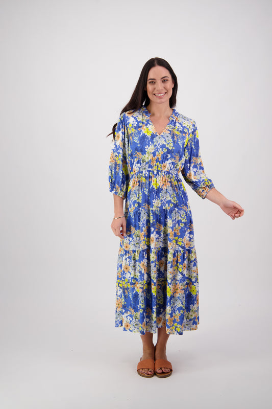 Vassalli Kimono Dream with Elbow Length Sleeve Dress