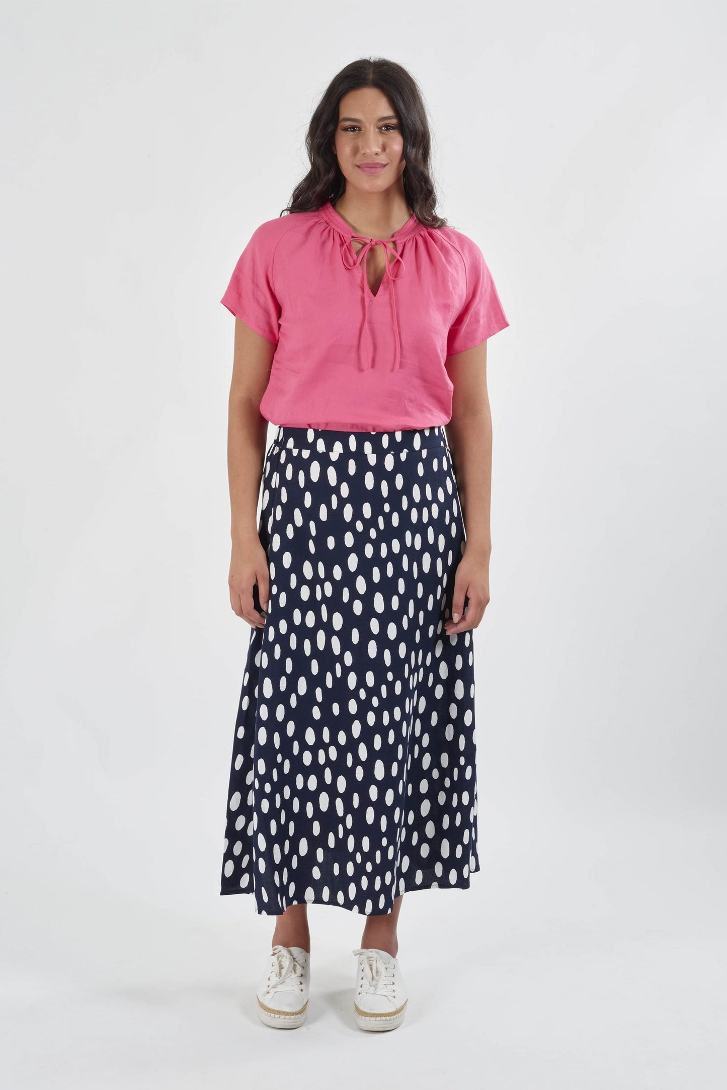 Vassalli Pull on Midi Skirt 7041