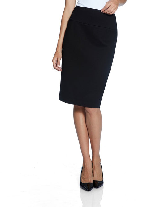 Up! Solid Ponte Pencil Skirt