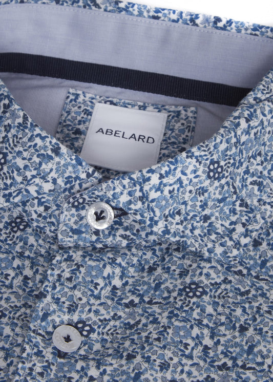 Abelard Bluebell European Print Long Sleeve Shirt