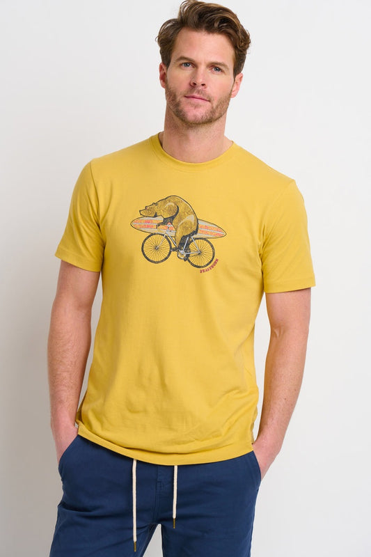Brakeburn Bear Bike Short Sleeve T-Shirt
