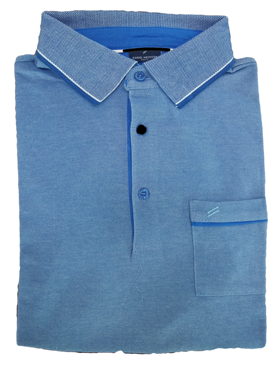 Daniel Hechter Blue Short Sleeve Polo Shirt