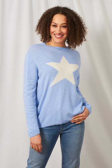 Light blue ladies on sale jumper