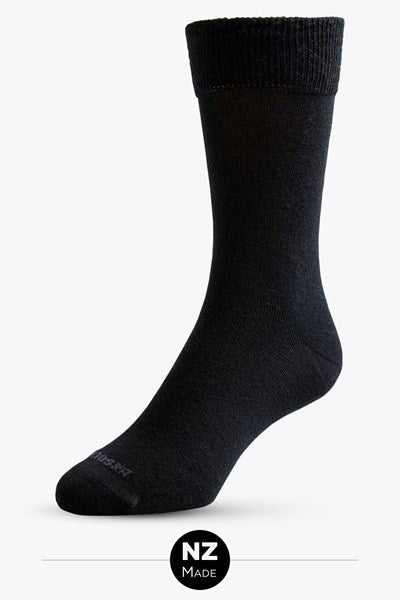 NZ Sock Co Mens Merino Comfort Top Dress