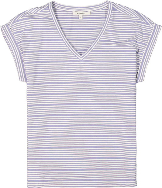 Garcia Ladies Short Sleeve Stripe Tee
