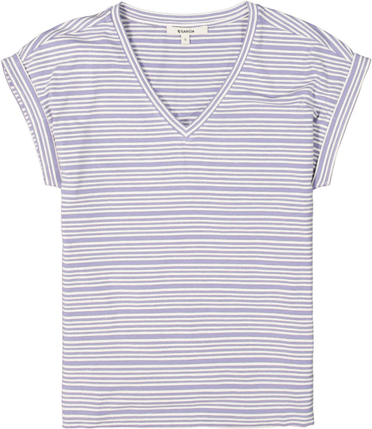 Garcia Ladies Short Sleeve Stripe Tee