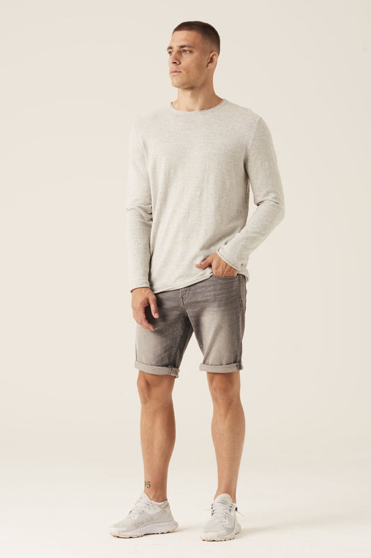 Garcia Russo Bermuda Denim Shorts - Light Grey