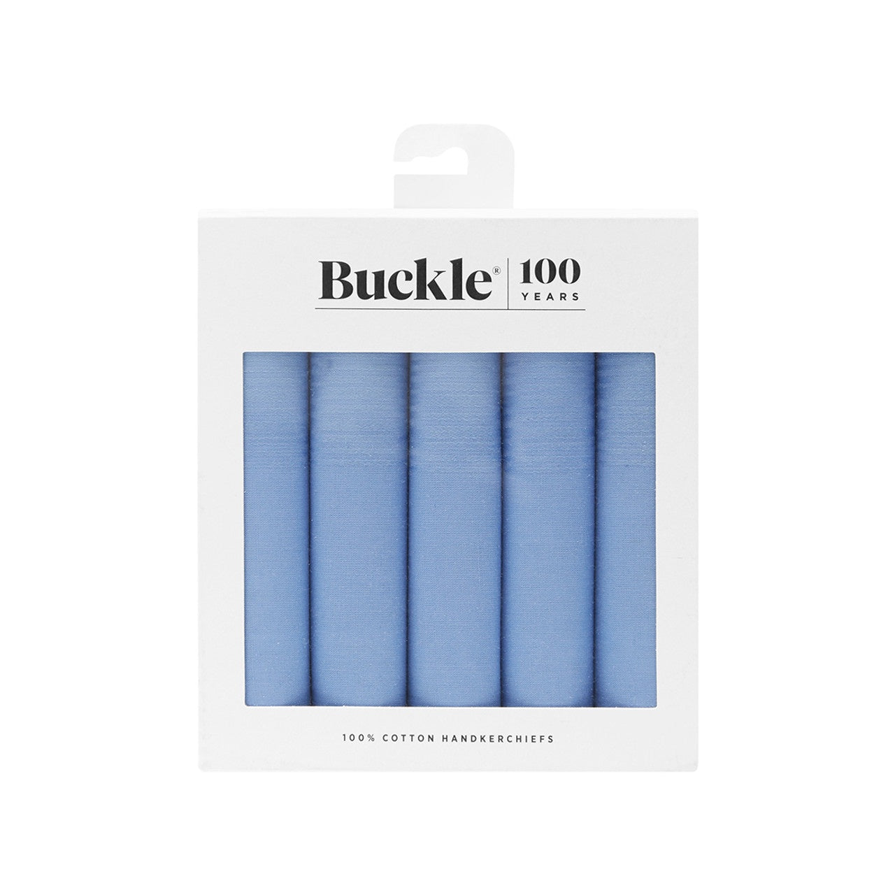 Buckle Cotton Hanky 5 pack HK5-PLAI