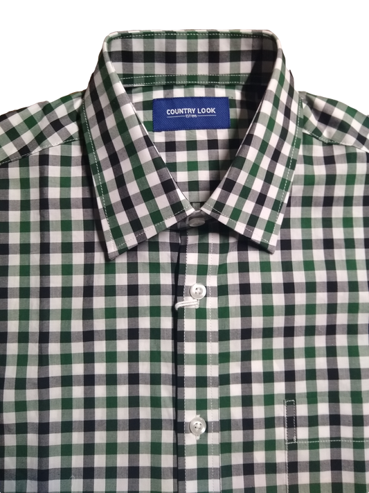 Country Look Lucas Check Short Sleeve Shirt.