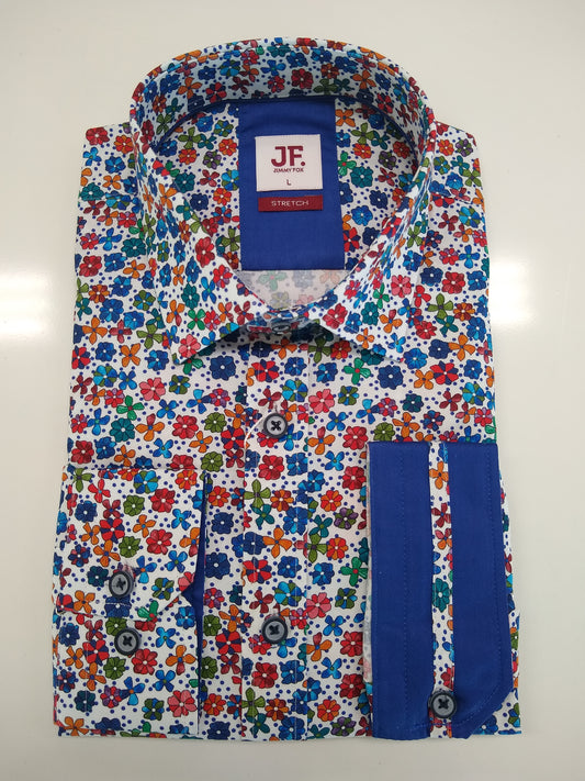 Jimmy Fox Multi Flower Long Sleeve Shirt