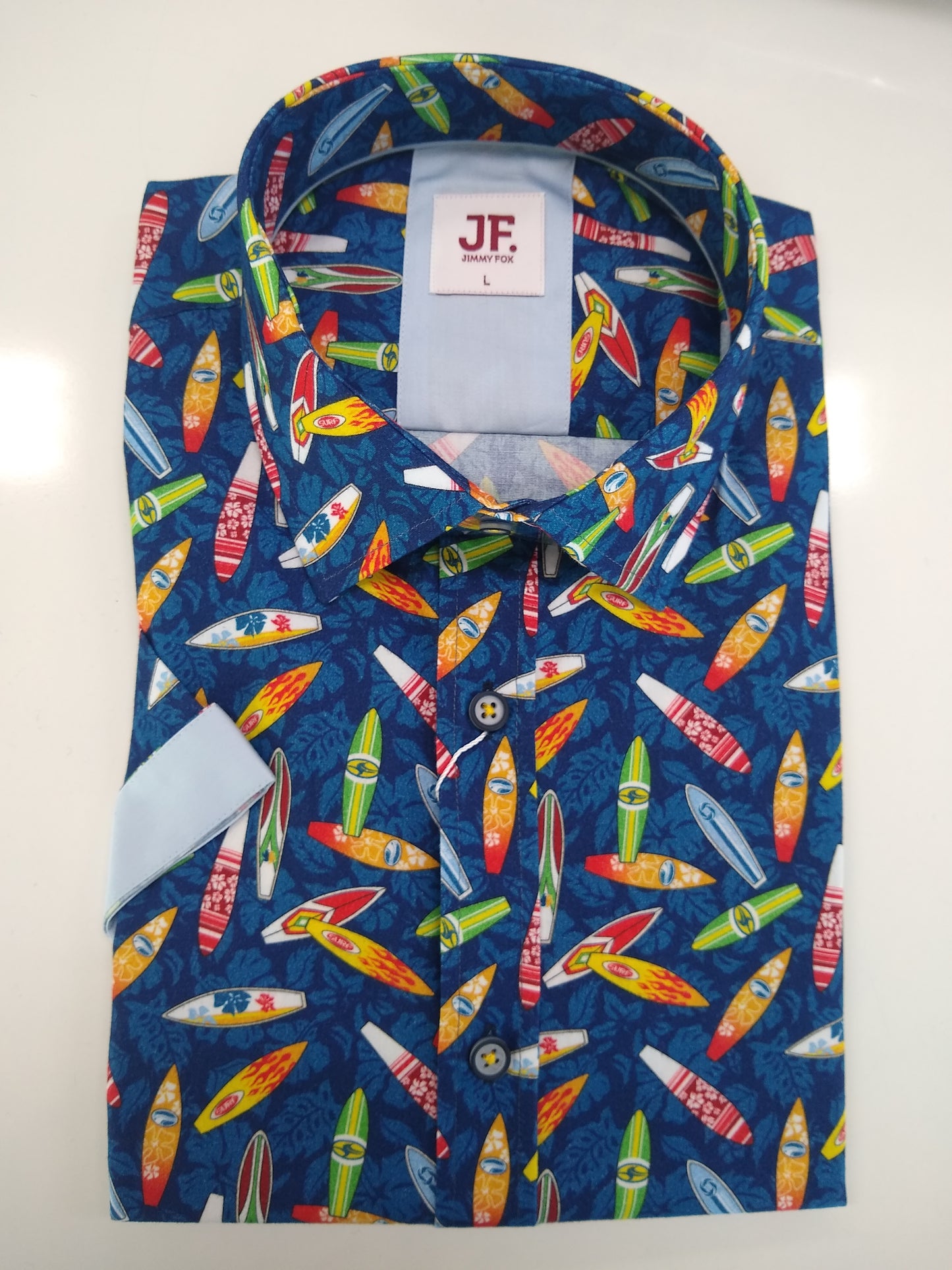 Jimmy Fox Surfboards Short Sleeve Shirt