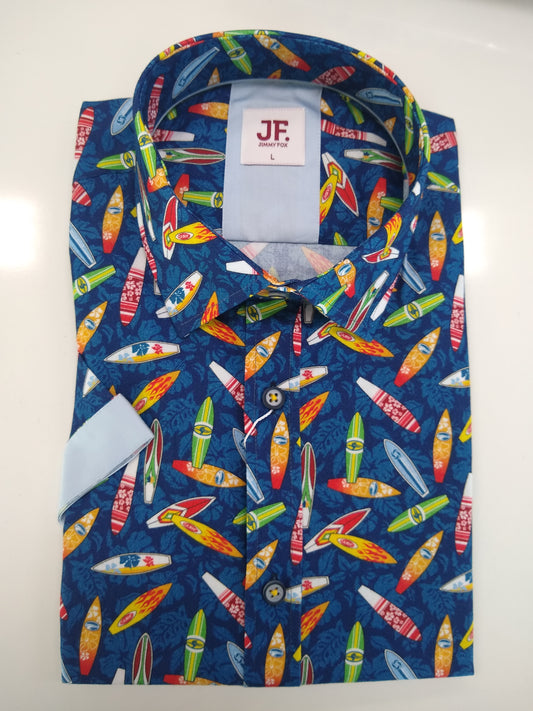 Jimmy Fox Surfboards Short Sleeve Shirt